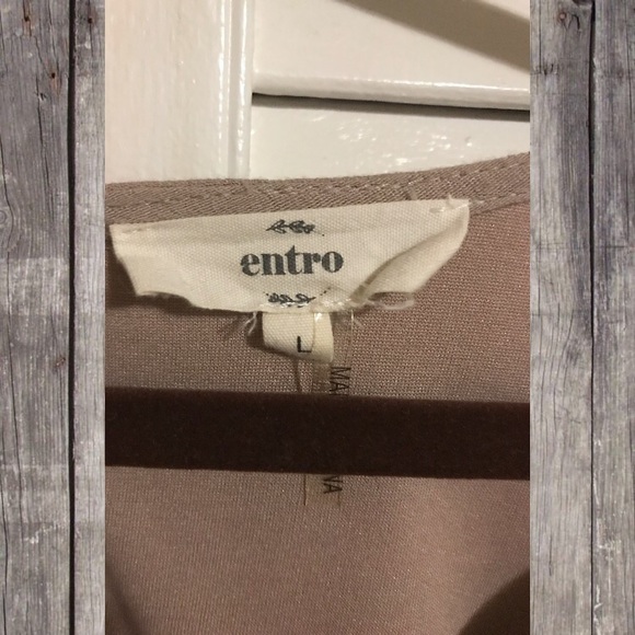 Entro Sleeveless Lace-trimmed Dress Blush - Picture 3 of 3